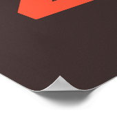 Zermatt Ski Girl, Schweiz Poster (Ecke)