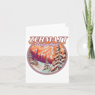 Zermatt Switzerland Logo Einladung