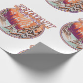 Zermatt Switzerland Logo Geschenkpapier (Ecke)