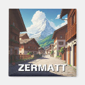 Zermatt Switzerland Matterhorn Magnet (Vorne)