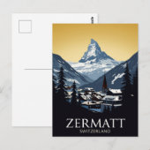 Zermatt Switzerland Matterhorn Postkarte (Vorne/Hinten)