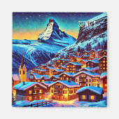 Zermatt Switzerland Matterhorn Travel Magnet (Vorne)