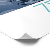 Zermatt Switzerland Travel Poster, Zermatt Switzer Poster (Ecke)