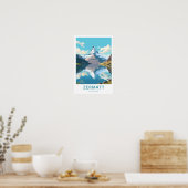 Zermatt Switzerland Travel Print Poster (Küche)