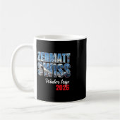 Zermatt Switzerland Winter Trip 2026 Alps Ski Swis Kaffeetasse (Links)
