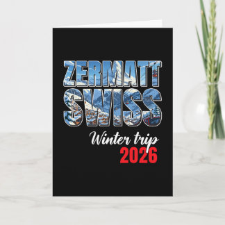 Zermatt Switzerland Winter Trip 2026 Alps Ski Swis Karte