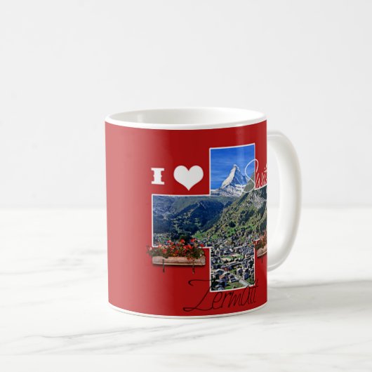 Zermatt - Tasse, Schale Kaffeetasse (VorderseiteRechts)