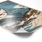 Zermatt Vintag Fotodruck (Ecke)