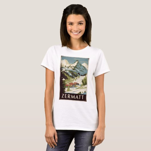 Zermatt Vintag T-Shirt (Vorne ganz)