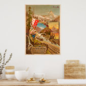 Zermatt Vintage Travel Poster (Küche)