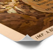 Zermatt Vintage Travel Poster (Ecke)