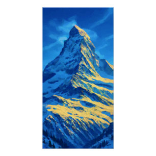 Zermatt Vintage Travel Poster