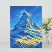 Zermatt Vintage Travel Programm (Stehend Vorderseite)