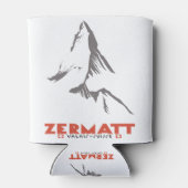 Zermatt, Wallis, Schweiz Dosenkühler (Rückseite)