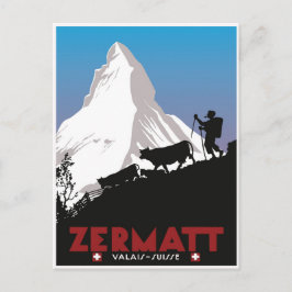 Zermatt, Wallis, Suisse Postkarte