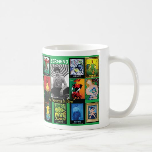 Zermeno: Ein Künstler in Paris Kaffeetasse (Rechts)