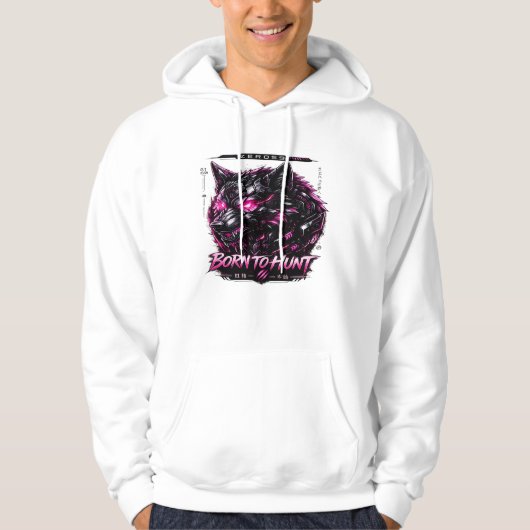 ZERO69 // Born To Hunt: Alpha-Protokoll Hoodie (Vorderseite)