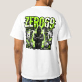 ZERO69 Glitch Division – Chaos Protocol Cyberpunk T-Shirt (Rückseite)