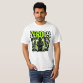 ZERO69 Glitch Division – Chaos Protocol Cyberpunk T-Shirt (Vorne ganz)
