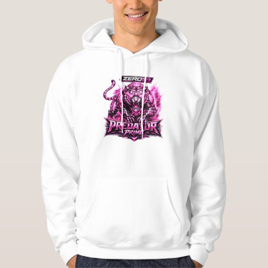 ZERO69 Predator Prime Neon Cyber Tiger Hoodie (Vorderseite)