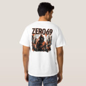 ZERO69 — Versteckter Außenseiter T-Shirt (Schwarz voll)