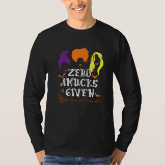 Zero Amucks mit Fledermaus-Halloween-Hexe verprüge T-Shirt