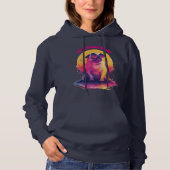 Zero Barks Given | Funny Retro Pug Women Hoodie (Vorderseite)
