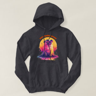 Zero Barks Given   Lustiger Retro-Pug-Männerhoodie Hoodie