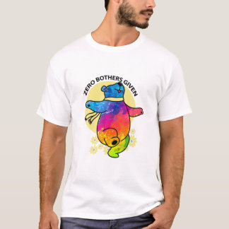 Zero Bothers gegeben Gefärbte Krawatte tanzenden B T-Shirt