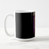 Zero Brain Cells Fuchs Meme – Lustiges Süßes Tier Kaffeetasse (Links)