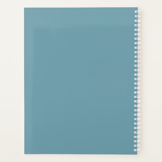 Zero Clucks Chicken auf blau Planer (Rückseite)