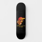 ZERO CLUCKS GIVEN lustiger Erntedank Skateboard (Vorderseite)