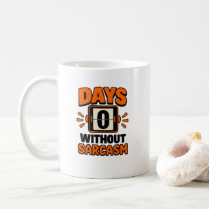Zero Day Sarkasmus-Meter-Scoreboard Kaffeetasse