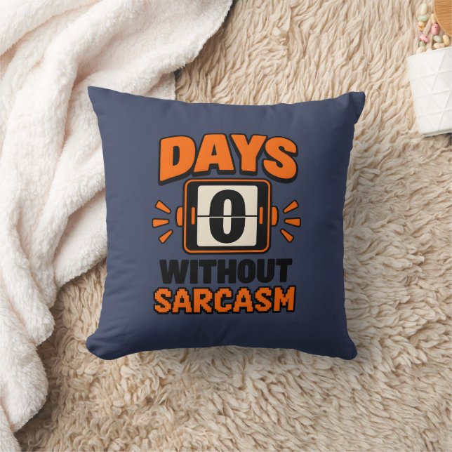 Zero Day Sarkasmus-Meter-Scoreboard Kissen (Decke)