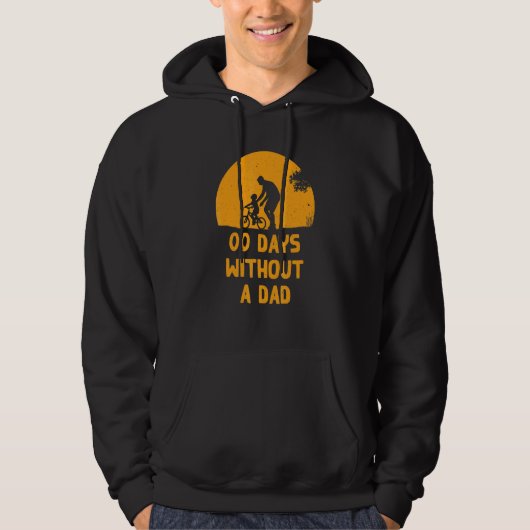 Zero Days Without A Dad Joke Father's Day Sayings  Hoodie (Vorderseite)