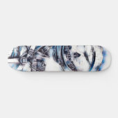 Zero Dead Man Element Custom Chrome Pro Park Board Skateboard (Horizontal)