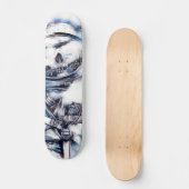 Zero Dead Man Element Custom Chrome Pro Park Board Skateboard (Vorderseite)