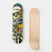 Zero Dead Man Element Custom Chrome Pro Park Board Skateboard (Vorderseite)