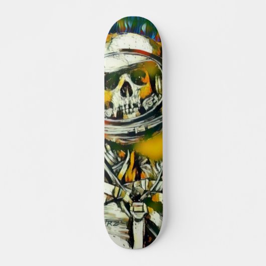 Zero Dead Man Element Custom Chrome Pro Park Board Skateboard (Vorne)