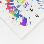 Zero Discrimination Day Fleecedecke (Ecke)