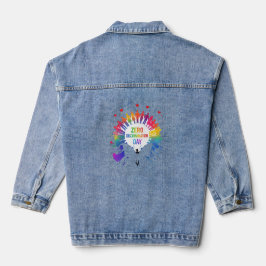 Zero Discrimination Day  Jeansjacke