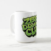 Zero Drama Club Tasse - Funny Gen Z Sarcastic (Vorderseite Links)