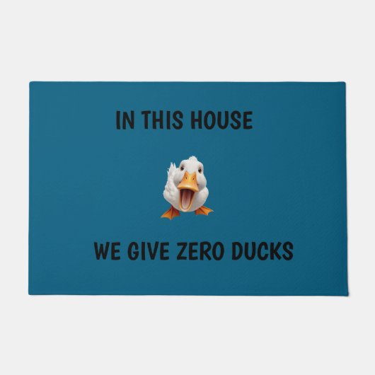 ZERO DUCKS DOOR MAT FUßMATTE (Vorderseite)
