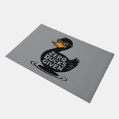 Zero Ducks gegeben - Funny Cool Duck Design Fußmatte (Schrägansicht)