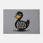Zero Ducks gegeben - Funny Cool Duck Design Fußmatte (Vorderseite)