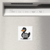 Zero Ducks gegeben - Funny Cool Duck Design Magnet (In Situ (Geschirrspüler))
