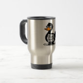 Zero Ducks gegeben - Funny Cool Duck Design Reisebecher (Vorderseite Links)