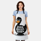Zero Ducks gegeben - Funny Cool Duck Design Schürze (Getragen)