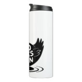 Zero Ducks gegeben - Funny Cool Duck Design Thermosbecher (Nach rechts gedreht)