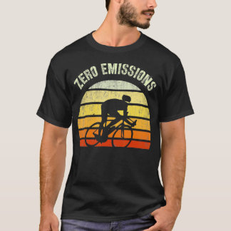 ZERO EMISSIONEN Reiten Ihr Bike-Radfahrer Rett Ear T-Shirt